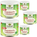 Alnatura Hausmacher Leberwurst 200 Gramm x 5 STÜCK