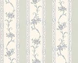 A.S. Création Satintapete Concerto 2 Tapete floral 10,05 m x 0,53 m blau...