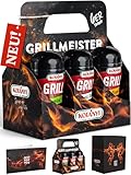 KOTÁNYI Grill Gewürze Geschenkset - 6er Träger - Geschenke für Männer...