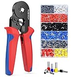 Aderendhülsenzange Set - TUBTAP® Crimpzange Aderendhülsen Set mit 1200...