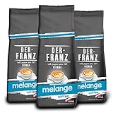 Der-Franz Melange Kaffee, ganze Bohne, 3 x 500 g