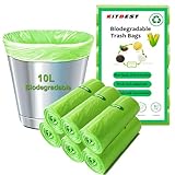 120 Stück Biomüllbeutel 10L, KITBEST Bio Müllsäcke Müllbeutel...