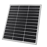 Solarpanel Monokristallin - 100 W, 18 V für 12 V Batterien, Photovoltaik,...