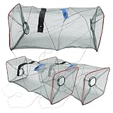 Alipis 3 Stück Faltbares Krabben Hummerfangnetz aus Elastischem Material...