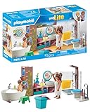 PLAYMOBIL MyLife 71611 Badezimmer, inklusive Zwei Figuren und zahlreichen...