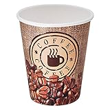 400 Stk. Kaffeebecher Premium, 'Coffee To Go', Pappe Beschichtet, 8oz., 200...