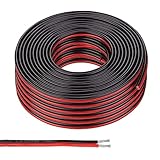 GIGIIS 22AWG Elektrischer Draht 30 Meter 0,33mm² 2-Adriges PVC-Kabel...