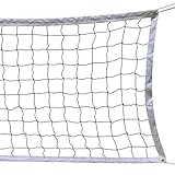 SIVENKE Volleyball Netz faltbar Standard 9.5m x 1m Volleyball Ersatznetz...