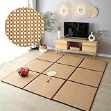 Tatami Rattan Bodenmatratze Futonmatratze Japanische, Faltbar Spielmatte...