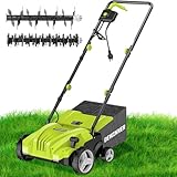 DEWINNER Vertikutierer, elektrisch, 2-in-1, 1500 W, mit Auffangbehälter,...