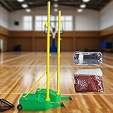 Badminton- und Volleyballnetz-Set, freistehend, leichter Rahmen für...