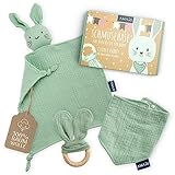 Lilleta® Schmusetuch (Türkis Hase)