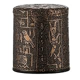 Generisch Würfelbecher – PU, 2,95 Zoll, leiser Würfelstreuer | Roter,...