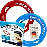 PHIBER-SPORTS Frisbee-Ringe – 2er Doppelpack PREMIUM leichte Wurfringe...