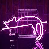 PILOYINDE Katze Led Schild Katze Neon schilder personalisiertes Usb Neon...