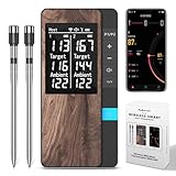 Fleischthermometer Kabellos, Apkezel Bluetooth Grillthermometer mit App,...