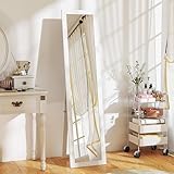HOMCOM Ganzkörperspiegel 157 x 37 cm Rechteckig Standspiegel mit Rahmen...