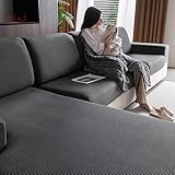 OHSIO Stretch Sofa Sitzkissenbezug - Rutschfester Sofa Überzug, Waschbarer...