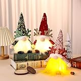 Weihnachtsdeko 3 Stück Weihnachten Deko Wichtel Mit LED Licht...