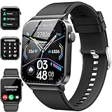 Smartwatch Herren Damen mit Telefonfunktion/Message Reminder, 1,85'...