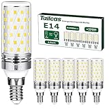 Tailcas E14 LED Kaltweiß Birne, 6000K 1000LM 12W E14 Lampe, Ersatz für...