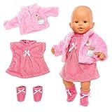Miunana Kleidung Bekleidung Outfits für Baby Puppen, Puppenkleidung 35-43...
