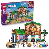 LEGO Friends Ponyhof & Stall - Spielzeug mit 4 Minifiguren, 3...
