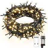 MAGGIFT LED Lichterkette Außen Strom, 20m 200 LED Lichterkette...