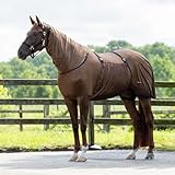 Ekzemdecke mit Hals und abnehmbarem Bauchlatz (Braun, 135)