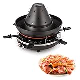 Klarstein Taste Volcano - Raclette, Tischgrill, Elektrogrill, Tartarenhut,...