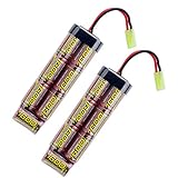 melasta 8.4v Akku Airsoft 1600mAh NiMH Flachakku Batterie Compatible with...