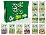 Green SEEDS - BIO Keimsorten Probierset Sprossen Samen & Microgreens zum...