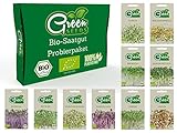 Green SEEDS - BIO Keimsorten Probierset Sprossen Samen & Microgreens zum...