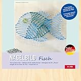 Pebaro NB4 Nagelbild Kreativ Set, Bastelset, Fadenbild, Fadenspannbild,...