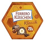 Ferrero Küsschen Klassik – Knackig geröstete Haselnuss umhüllt von...