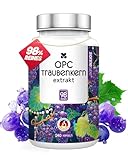 OPC Traubenkernextrakt hochdosiert – 240 Kapseln für 8 Monate –...