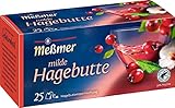 Meßmer Milde Hagebutte | 25 Teebeutel | Vegan | Glutenfrei | Laktosefrei,...