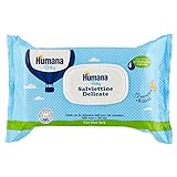 Humana Sanfte Tücher 72 plus 8 gratis - 1 Packung - [Packung mit 6]