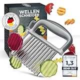 Edelfeld Wellenschneider für Pommes, Obst & Gemüse [TESTSIEGER] -...