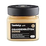 TanteLy Gold Bio Orangenblütenhonig, 275 g - Feincremiger, Blumiger...