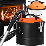 Retoo Aschesauger für Kamin 10L 800W mit HEPA Filter & DUAL Filtersystem,...