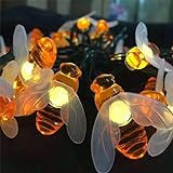 EaseSolies Solar Outdoor String Lights, Bees String Lights, Christmas LED...