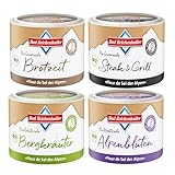 Bad Reichenhaller Fleur de Sel der Alpen 4er Quartett mit BIO-Gewürze |...