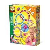 SES Creative | Perlenarmband-Set für Kinder | 3 Schnüre + verstellbare...