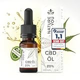 NatureYOU® CBD Öl 20% - Vollspektrum - CBD Tropfen mit 2000mg Cannabidiol...