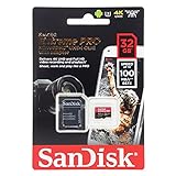 SanDisk Extreme PRO microSDHC UHS-I Speicherkarte 32 GB + Adapter &...