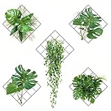 LWLWA 3D Wandtattoo Pflanzen, 2 Stück Klebebilder für die Wand, Grün...
