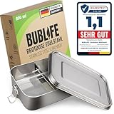 Bublife 800ml Brotdose, Lunchbox, Brotdose Kinder mit Fächern, Bento Box...