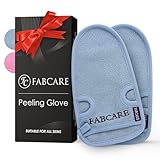 FABCARE Premium Peelinghandschuh gesicht, peeling schwamm 2 Stück -...