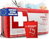 KFZ Verbandstasche nach aktueller Norm 2026 inkl. Beatmungstüchern - KFZ...